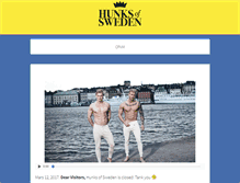 Tablet Screenshot of hunksofsweden.com